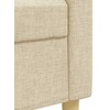 Sofa Sofos komplektas su pagalvėmis/pakoja, 3 dalių, kreminė