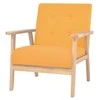 Sofa Sofos komplektas, 2 d., audinys, geltonas