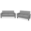 Sofa Sofos komplektas, 2vnt., audinys, šviesiai pilkos spalvos