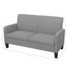 Sofa Sofos komplektas, 2vnt., audinys, šviesiai pilkos spalvos