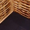 Sofa Sofos komplektas su pagalvėlėmis, 2d., natūr. spalvos, ratanas
