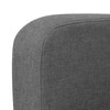 Sofa Sofų komplektas, 2d., audinys, tamsiai pilkos spalvos