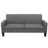 Sofa Sofų komplektas, 2d., audinys, tamsiai pilkos spalvos