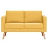 Sofa Sofų komplektas, 2d., geltonas, audinys