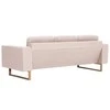 Sofa Sofų komplektas, 2d., kreminės sp., audinys