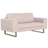 Sofa Sofų komplektas, 2d., kreminės sp., audinys