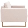 Sofa Sofų komplektas, 2d., kreminės sp., audinys