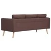 Sofa Sofų komplektas, 2d., rudas, audinys