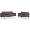 Sofa Sofų komplektas, 2d., taupe sp., audinys