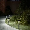 Solar Pathway šviestuvai su smaigaliais, 12vnt., baltos spalvos