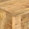 Šoninė spintelė, 110x30x74cm, neapdorota mango mediena