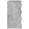 Šoninė spintelė, betono pilka, 104,5x35,5x67,5cm, mediena