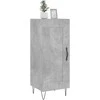 Šoninė spintelė, betono pilka, 34,5x34x90cm, apdirbta mediena