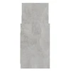 Šoninė spintelė, betono pilka, 60x26x60cm, apdirbta mediena