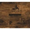 Šoninė spintelė, dūminio ąžuolo, 100x36x60cm, apdirbta mediena