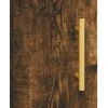 Šoninė spintelė, dūminio ąžuolo, 69,5x34x90cm, apdirbta mediena