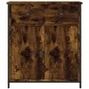 Šoninė spintelė, dūminio ąžuolo, 70x30x80cm, apdirbta mediena