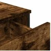 Šoninė spintelė, dūminio ąžuolo, 97x32,5x74,5cm, mediena