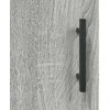 Šoninė spintelė, pilka ąžuolo, 69,5x34x90cm, apdirbta mediena