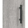 Šoninė spintelė, pilka ąžuolo, 69,5x34x90cm, apdirbta mediena