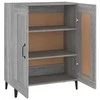 Šoninė spintelė, pilka ąžuolo, 69,5x34x90cm, apdirbta mediena