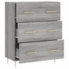 Šoninė spintelė, pilka ąžuolo, 69,5x34x90cm, apdirbta mediena