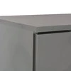 Šoninė spintelė, pilkos spalvos, 107x35x80,5cm, labai blizgi