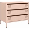 Šoninė spintelė, rožinė, 68x39x58,5cm, šaltai valcuotas plienas