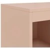 Šoninė spintelė, rožinės spalvos, 100,5x39x107cm, plienas