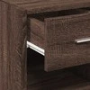 Šoninė spintelė, ruda ąžuolo, 30x42,5x93cm, apdirbta mediena