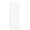 Šoninė spintelė su LED lemputėmis, baltos spalvos, 81x37x100cm