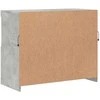 Šoninė spintelė su LED lemputėmis, betono pilka, 81x37x67cm