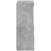 Šoninė spintelė su LED lemputėmis, betono pilka, 60,5x37x100cm