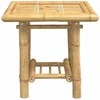 Šoninis staliukas, 45x45x45cm, bambukas