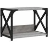 Spausdintuvo stovas, 2 aukštų, pilkas, 44x26x31,5cm, mediena