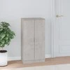 Spintelė batams, betono pilka, 55x35x108cm, apdirbta mediena