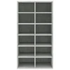 Lentyna batams, betono pilkos spalvos, 54x34x100,5cm, mediena