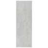 Lentyna batams, betono pilkos spalvos, 54x34x100,5cm, mediena