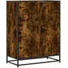 Spintelė batams, dūminio ąžuolo, 75x38x97,5cm, mediena/metalas