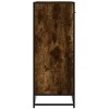 Spintelė batams, dūminio ąžuolo, 75x38x97,5cm, mediena/metalas