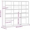 Spintelė CD, medienos, 100x23x89,5cm, apdirbta mediena