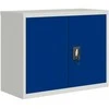 Spintelė dokumentams, pilka ir mėlyna, 90x40x70cm, plienas
