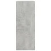 Spintelė knygoms, 2 lentynos, betono pilka, 80x30x76,5cm, MDP