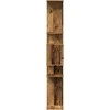 Spintelė knygoms, dūminio ąžuolo, 92x29x188cm, mediena