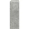 Spintelė knygoms/kambario pertvara, betono pilka, 100x33x94,5cm