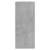 Spintelė knygoms/kambario pertvara, betono pilka, 100x30x72cm