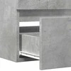 Spintelė praustuvui, betono pilkos spalvos, 100x38,5x45cm, MDP