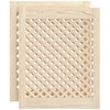 Spintelės durelės, 2vnt., 49,5x61,5 cm, pušis, grotelių dizaino