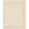Spintelės durelės, 2vnt., 49,5x61,5 cm, pušis, grotelių dizaino