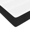 Spyruoklinis čiužinys, juodos spalvos, 120x200x20 cm, aksomas